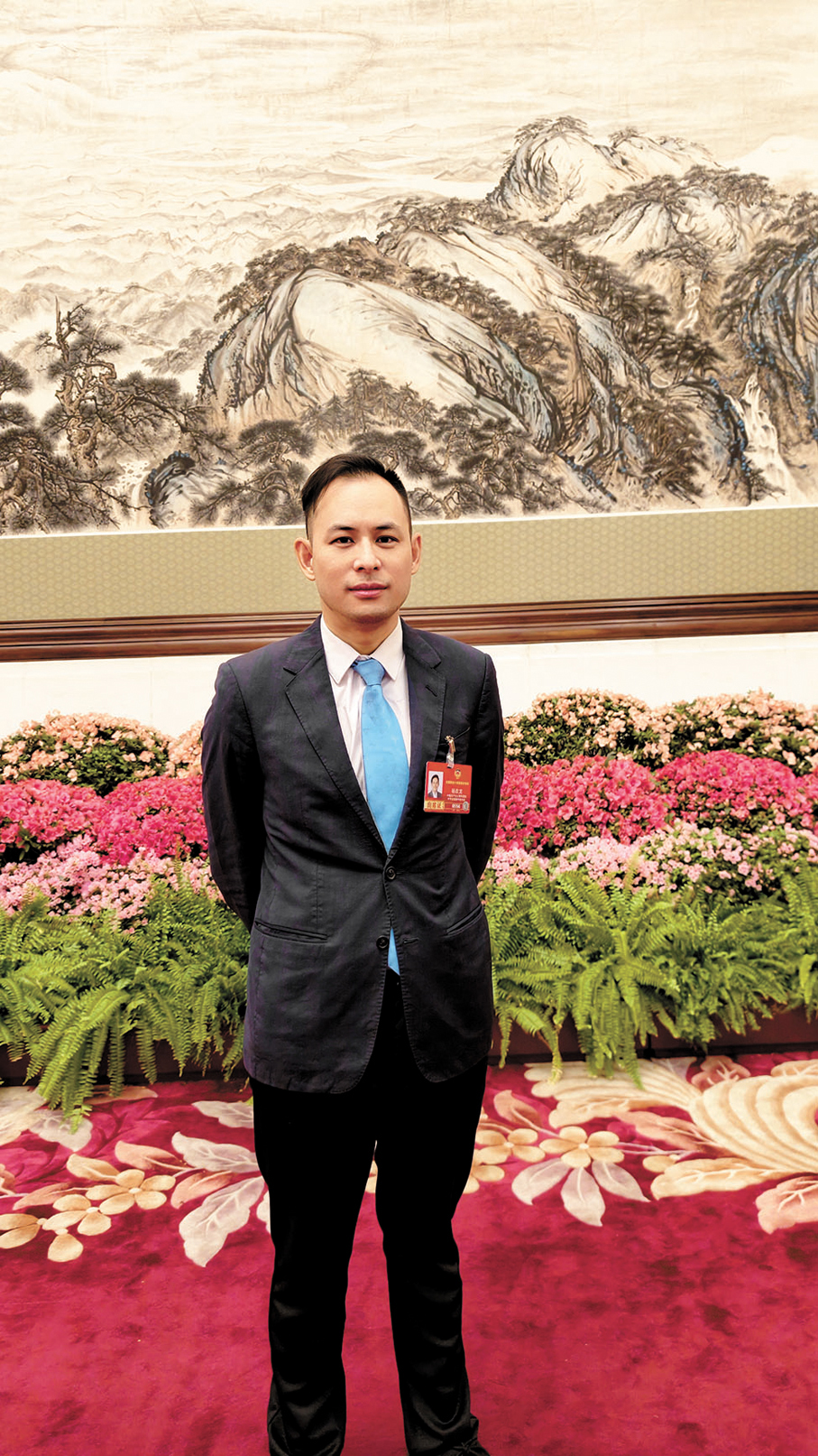 ●楊政龍指出，港應該進一步提升文化軟實力。  香港文匯報記者朱燁  攝