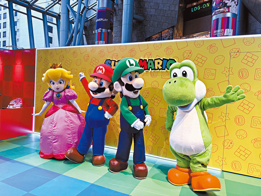 ●瑪利歐、路易吉、碧姬及耀西見面會