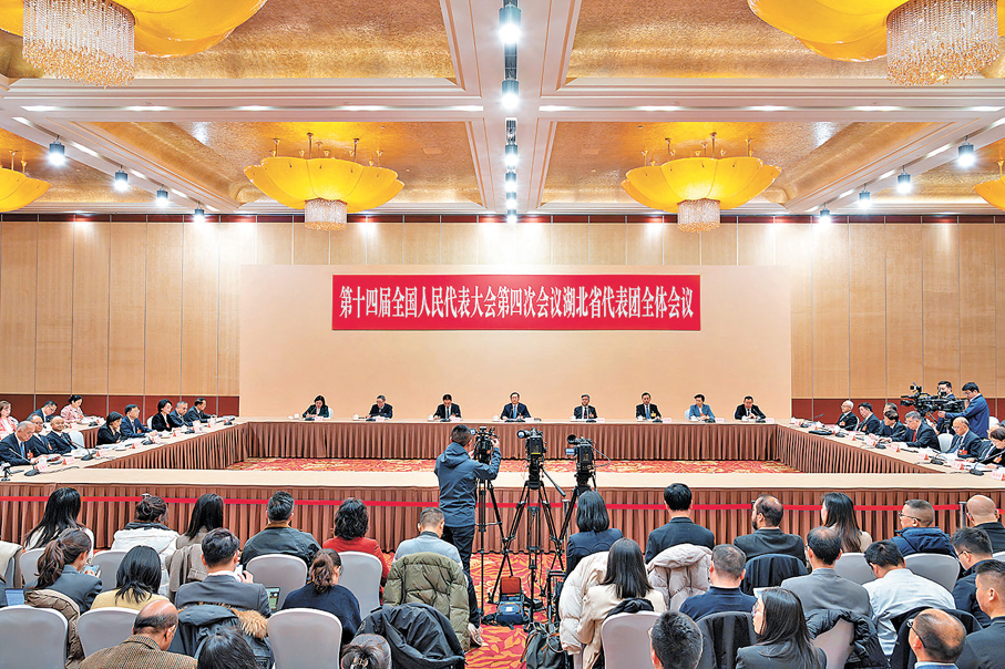 ●全國人大代表畢利霞在湖北團小組審議中提交建議：「我懇請將農村70歲以上老人養老金提高至每月400元……」財政部、民政部等迅速與她取得了聯繫。 資料圖片