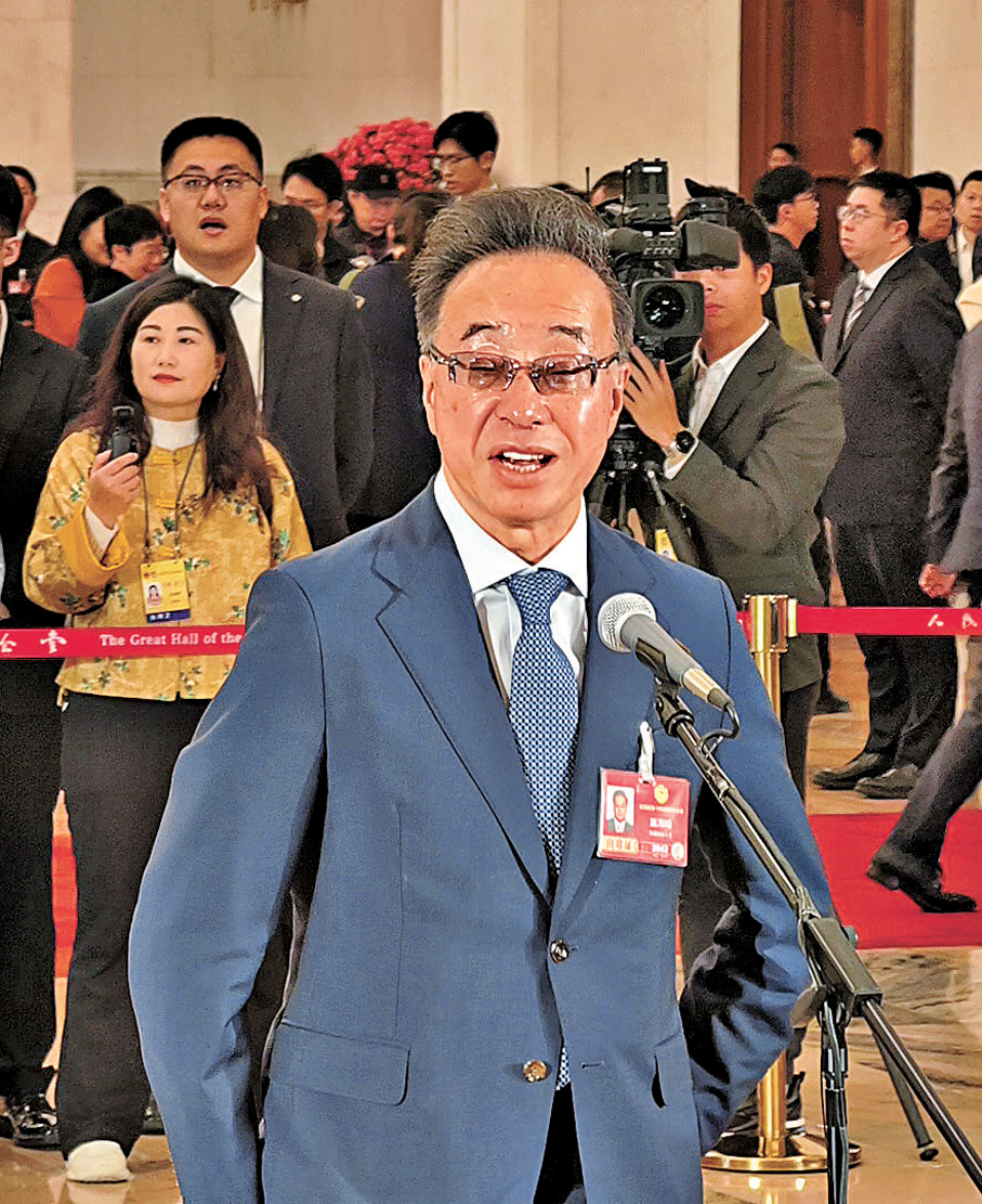 ●全國政協港澳台僑委員會副主任屠海鳴    香港文匯報記者任芳頡  攝