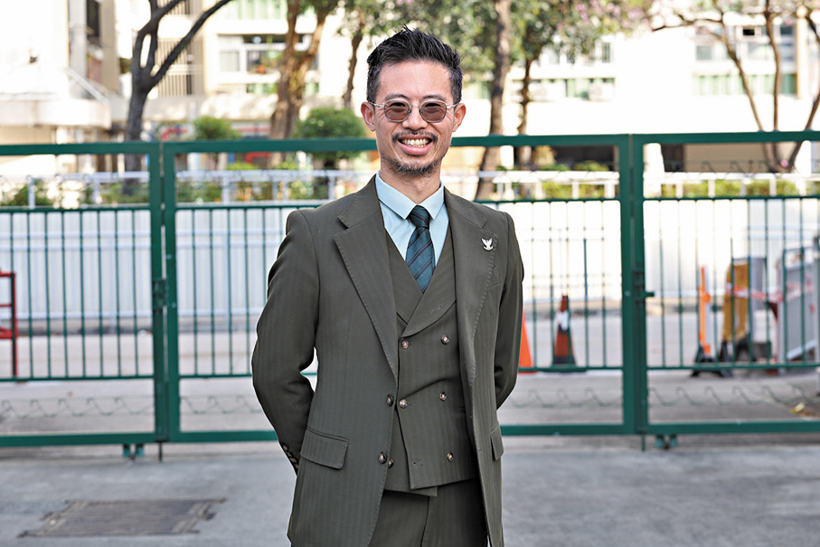 ●沙田培英中學校長朱嘉添    香港文匯報記者黃艾力  攝