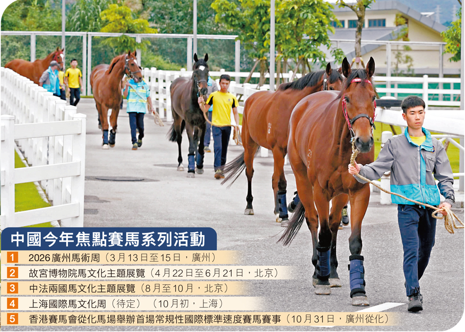 ●從化馬場將成為發展「150分鐘馬產業圈」的核心樞紐。 資料圖片