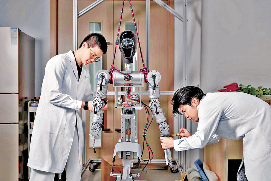 ●香港科技大學科研人員在河套深圳園區內進行研究。  資料圖片