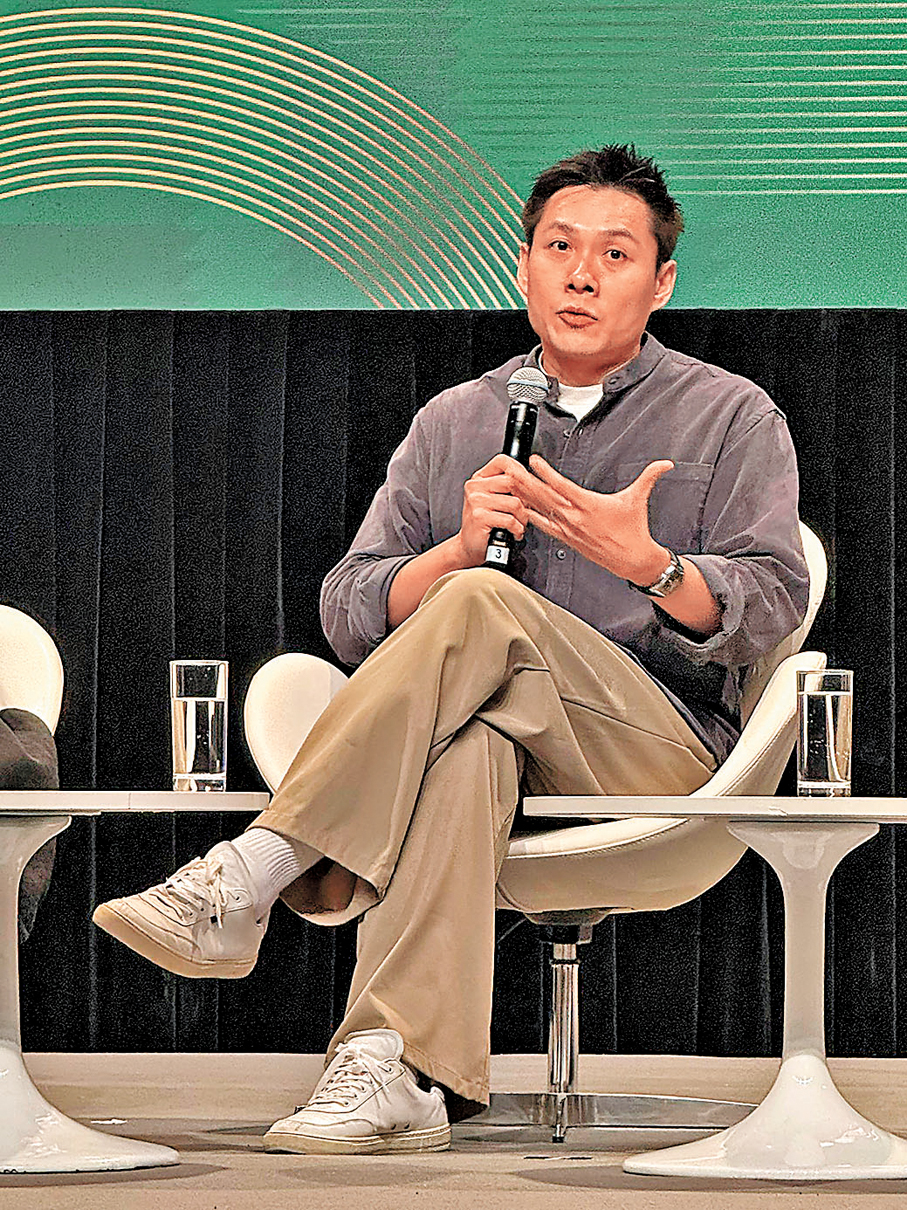 ●陳哲藝指出，合拍不僅放大預算，更放大野心，讓新加坡故事在多語境中引發共鳴。 香港文匯報記者安夏  攝