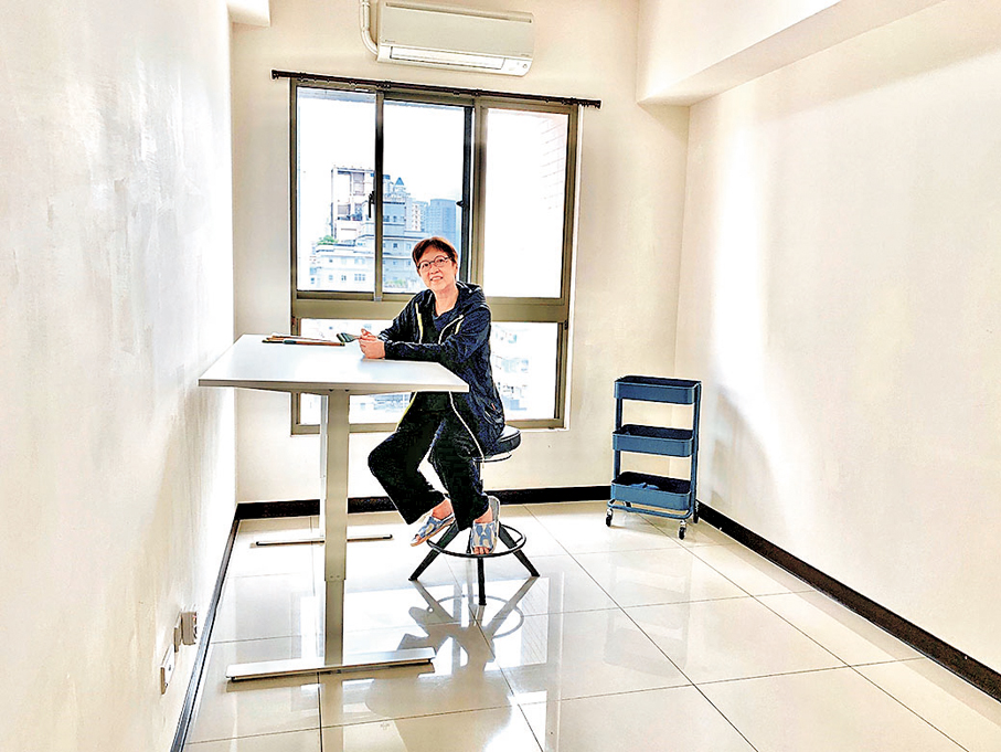 ●趙慧儀目前在台灣定居，有自己的工作室。  受訪者供圖