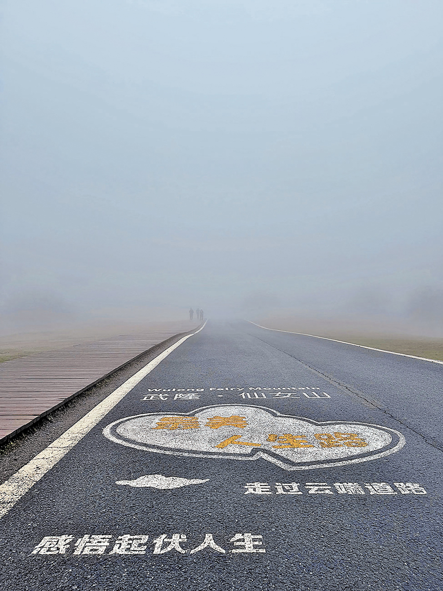 ●走過最美公路，感悟起伏人生。