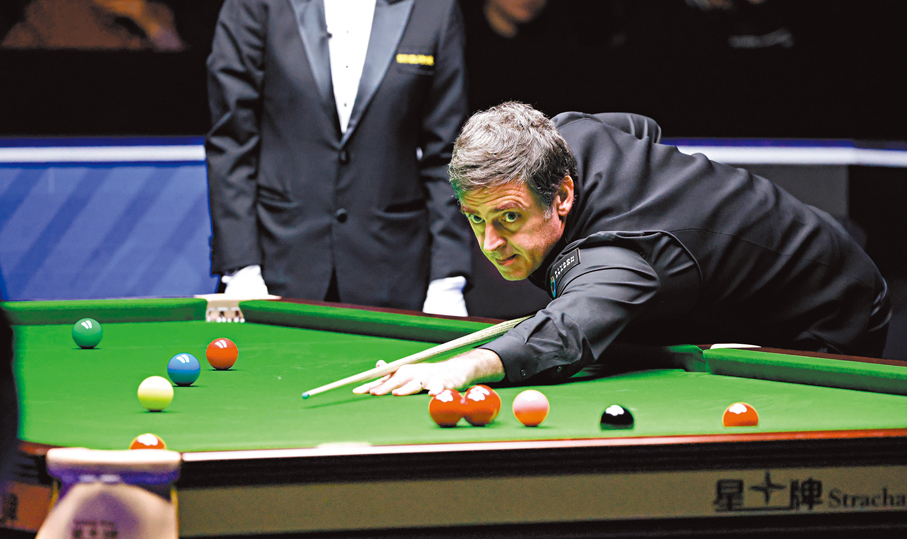 ●奧蘇利雲時隔七年再闖排名賽決賽。香港文匯報記者任芳頡  攝