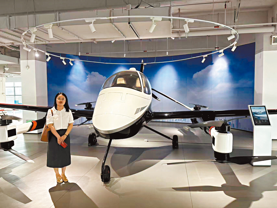 ●孔祥丹表示，廣東省適航審定人才缺口突出，低空經濟製造端快速迭代、量產提速，對適航取證的需求迫切。 香港文匯報深圳傳真