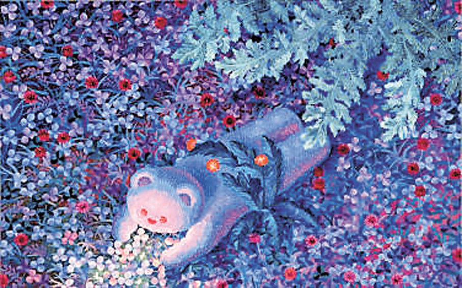 ●Mizuma Art Gallery將於「藝廊薈萃」呈現江口綾音的作品。圖為藝術家的《 Stars in the Field》。