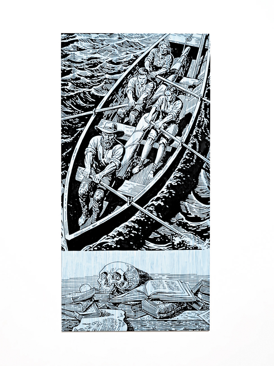 ●N/A將於「藝術探新」呈現禹廷秀的作品。圖為藝術家的《The Rowers I》。