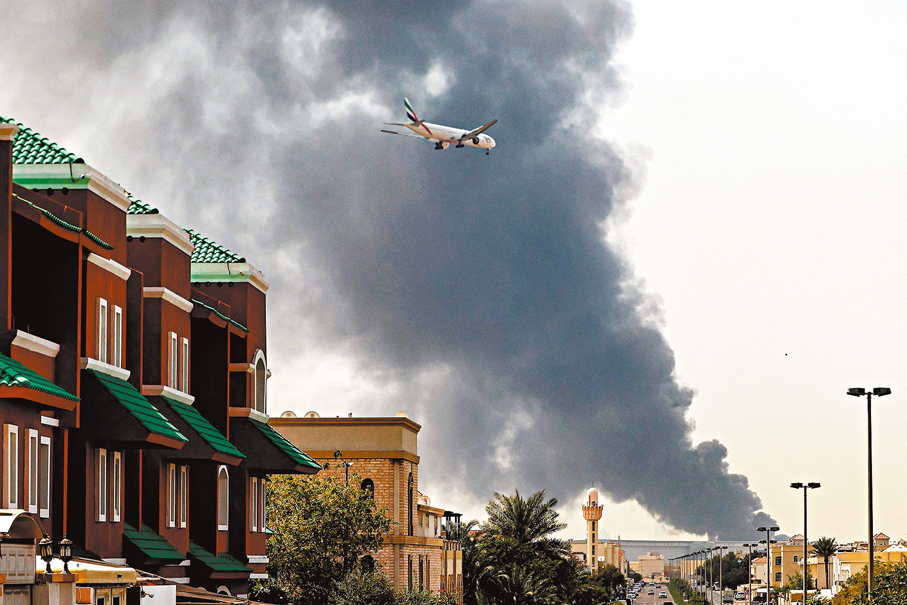 ●阿聯酋成為伊朗首要反擊目標。 資料圖片