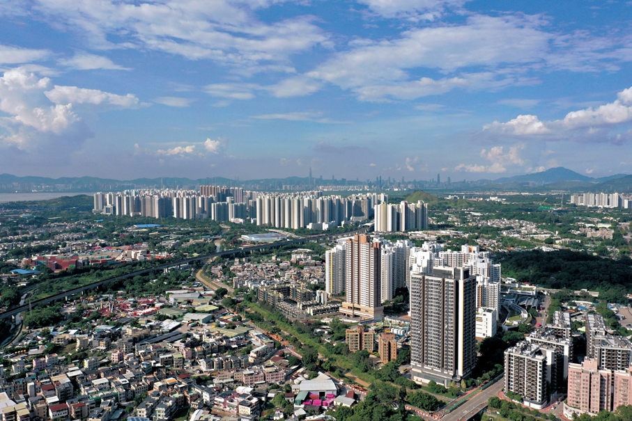 ●甯漢豪表示，在北部都會區徵收私人土地方面需要做好輿情引導，妥善處理受影響者的需求。圖為洪水橋發展區。 資料圖片