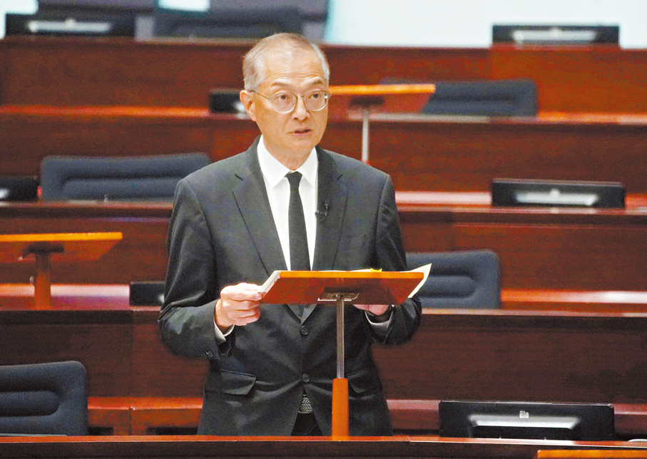 ●盧寵茂表示，醫委會改革時必須確保方案能涵蓋醫委會所有職能，避免產生負面影響。  香港文匯報記者曾興偉  攝