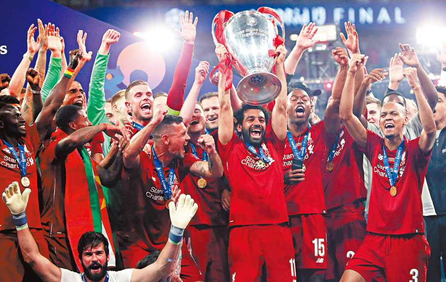 ●沙拿在利物浦贏得多項錦標。  美聯社