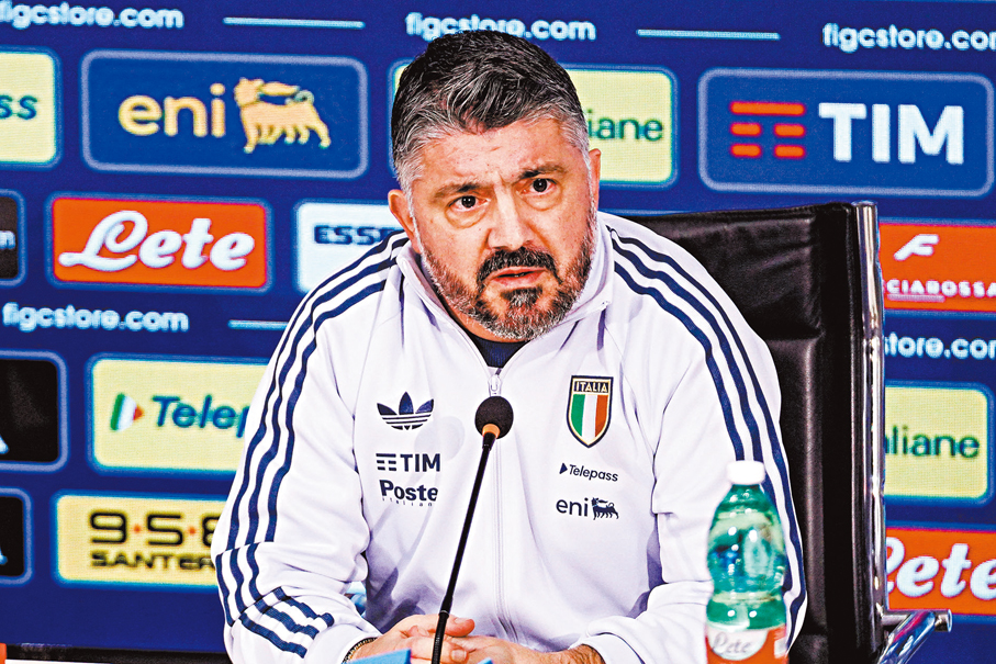 ●加度素希望帶領意大利隊過關。  美聯社