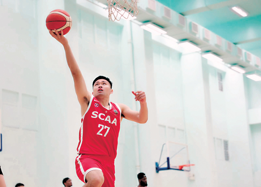 ●蔡再懃以借將身份回歸南華助拳。  香港文匯報記者郭正謙  攝
