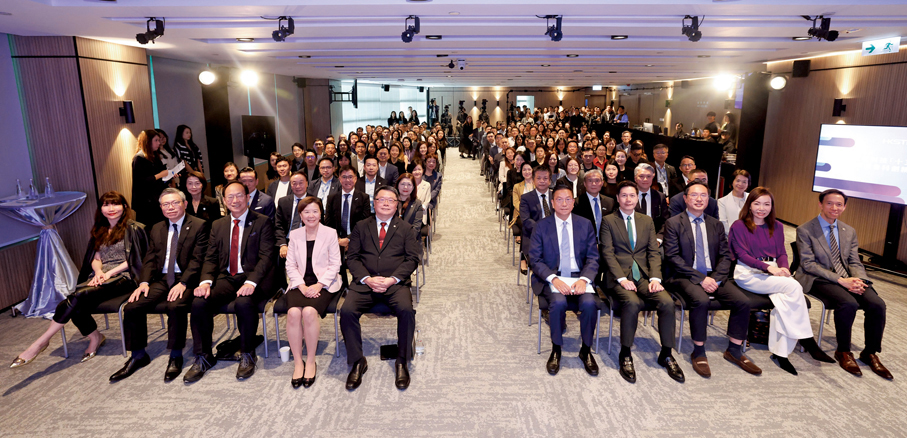 ▲科技園公司舉辦兩會科創精神香港宣講會。