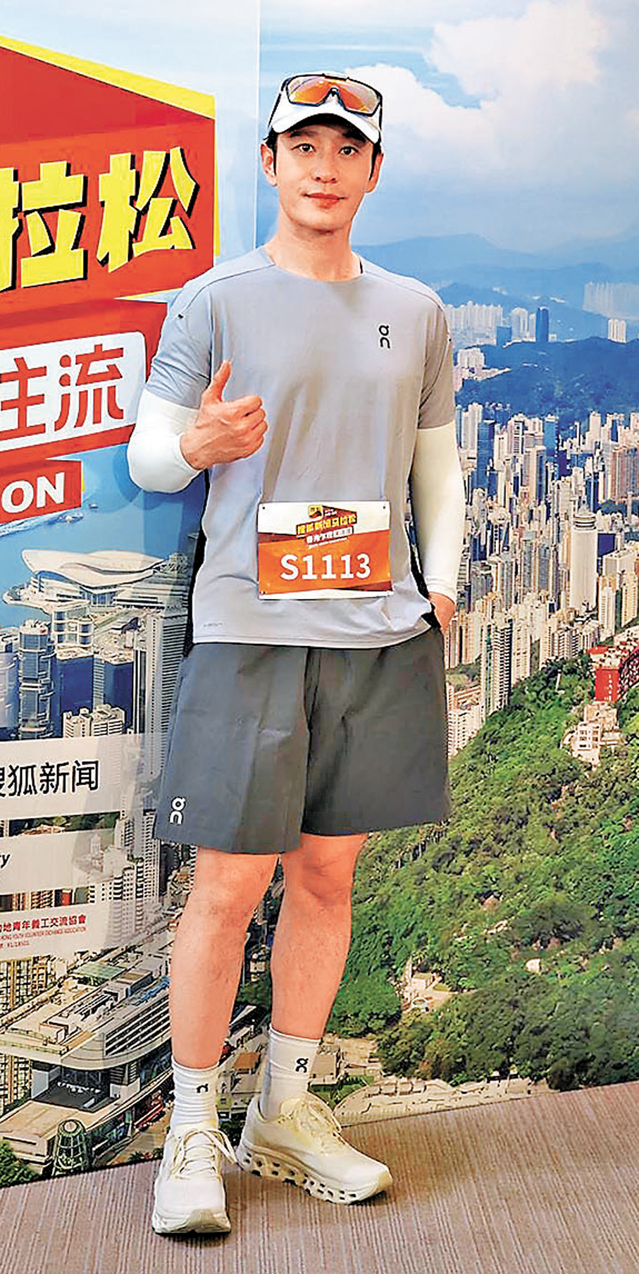 ●黃曉明自言近年來最大的改變是學會放鬆。   香港文匯報記者孫嘉蔚  攝
