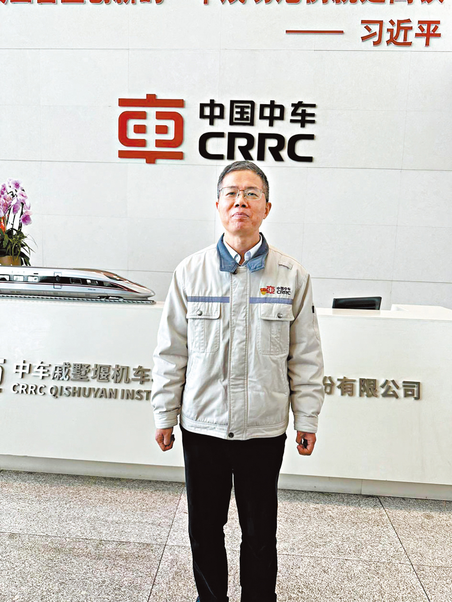 ●靳國忠。香港文匯報記者文森  攝