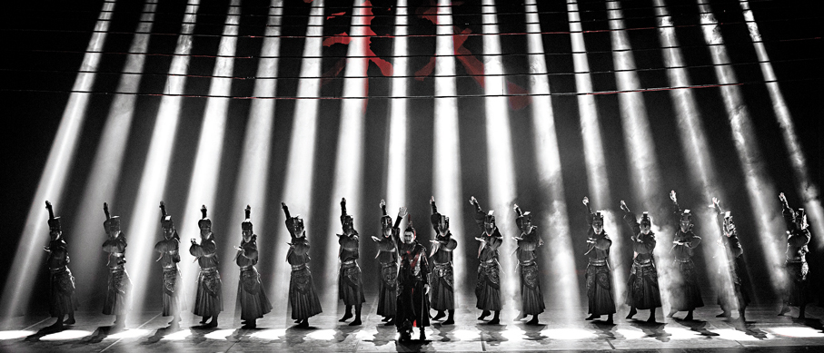 ●舞劇《趙氏孤兒》氣勢磅礴。 