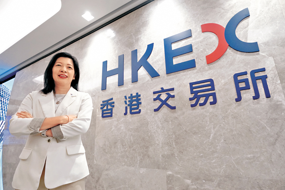 ●港交所首席營運總監劉碧茵表示，港交所提出的市場系列改革，每項改革的目的都是希望香港市場更現代化，並與世界接軌。 香港文匯報記者涂穴  攝