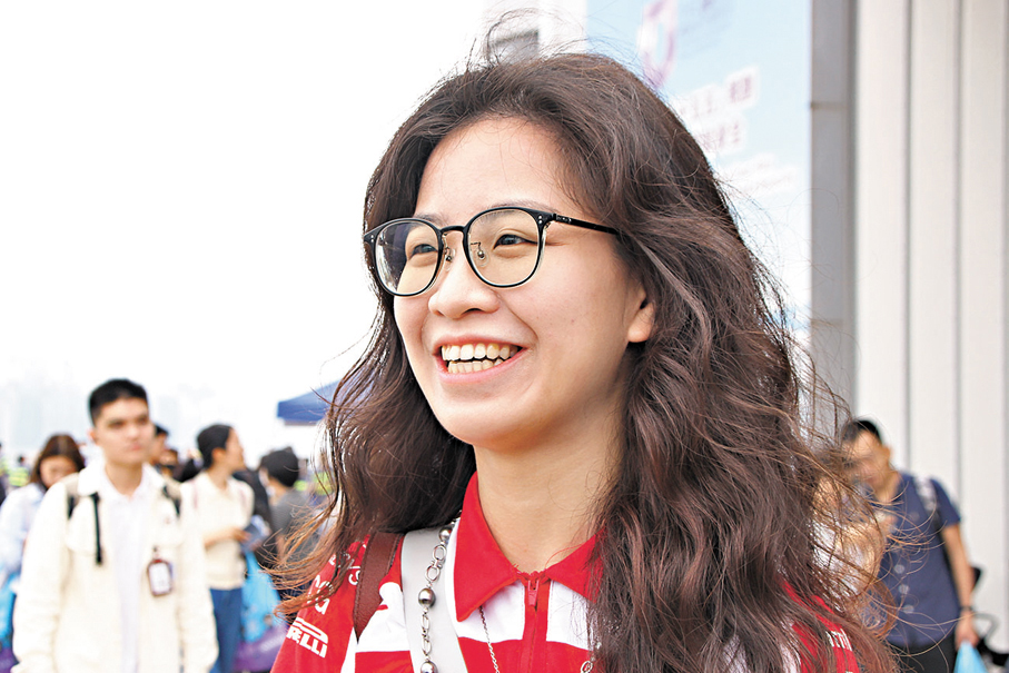 ●港中大學生陳小姐。