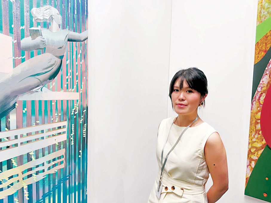 ●Pilar Corrias代表Emily Cheng  記者陳藝  攝