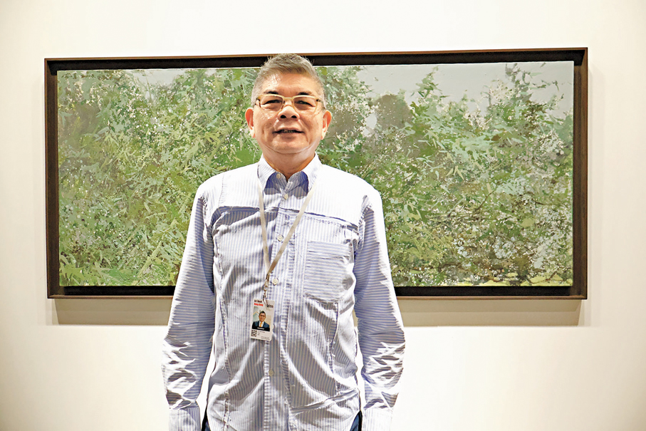 ●索卡藝術創辦人蕭富元    記者雨竹 攝