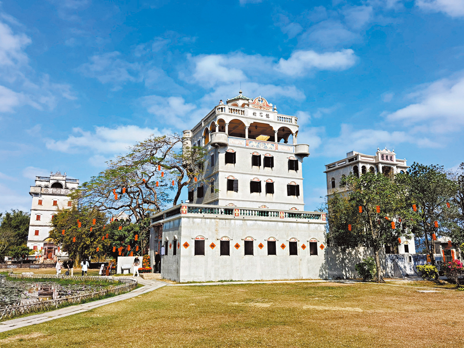 ●有「自力村明珠」之稱的銘石樓。 作者供圖