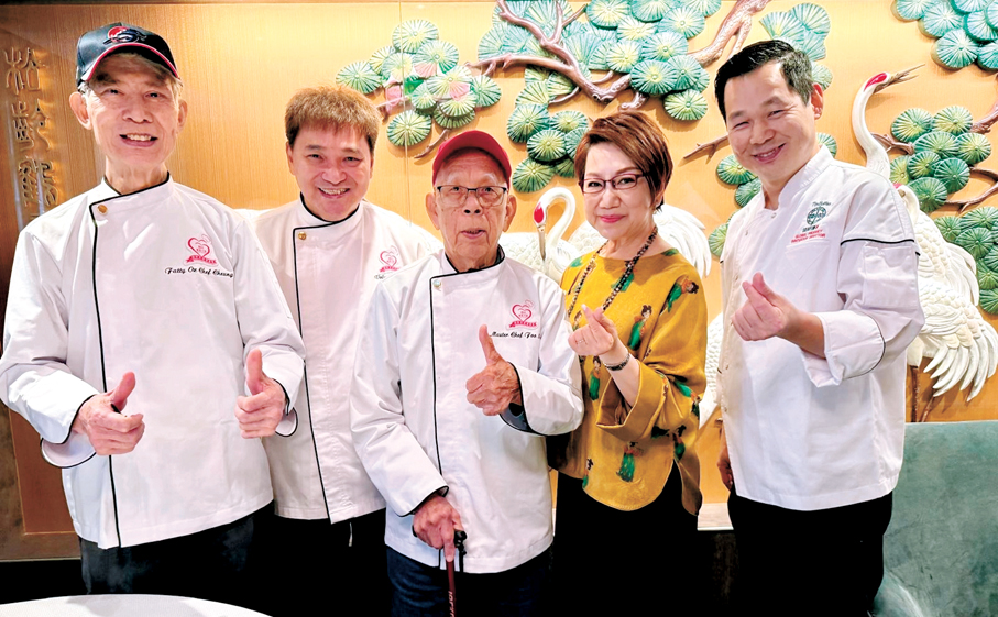 ●名人義廚：張新桂師傅、曾鏡雄師傅、符星爺爺、張日誠師傅。 作者供圖