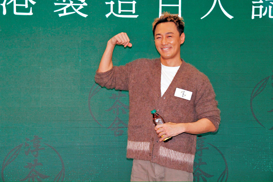 ●林峯晒健身成果。 香港文匯報記者達里  攝