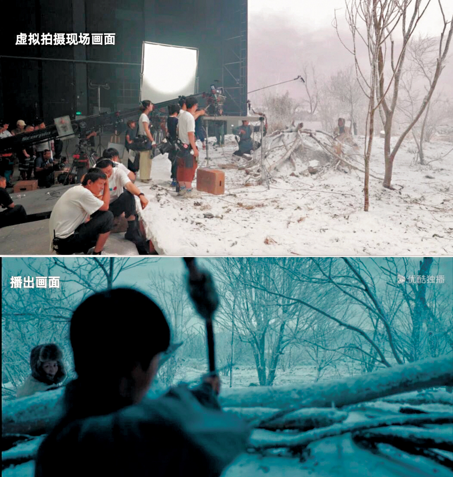 ●《反人類暴行》中AI燈光演算法大幅減少後期工作量。 受訪者供圖