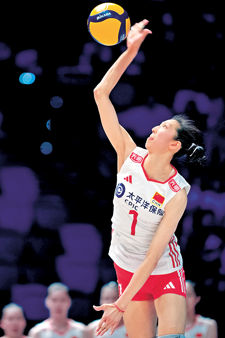 ●年輕主攻手吳夢潔入選中國女排集訓名單。資料圖片