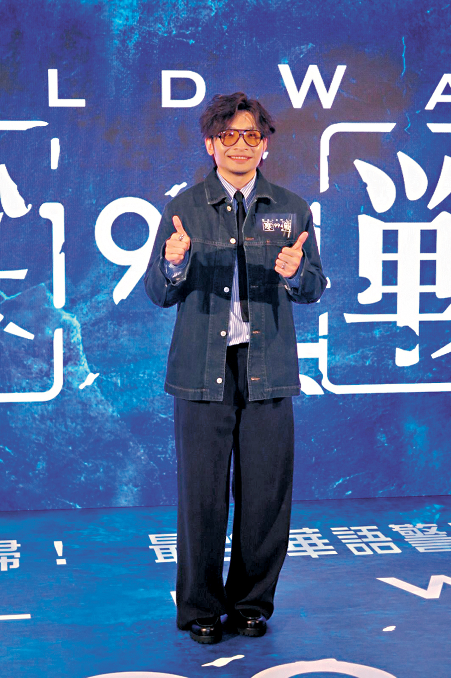 ●何啟華在《寒戰1994》中演卧底警察。 香港文匯報記者阿祖 攝