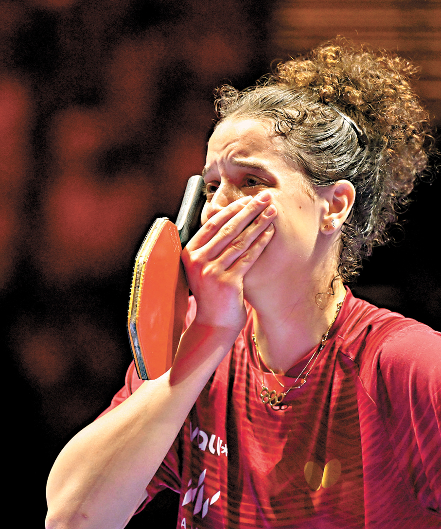 ●埃及新星高達賽後哭成淚人。 新華社