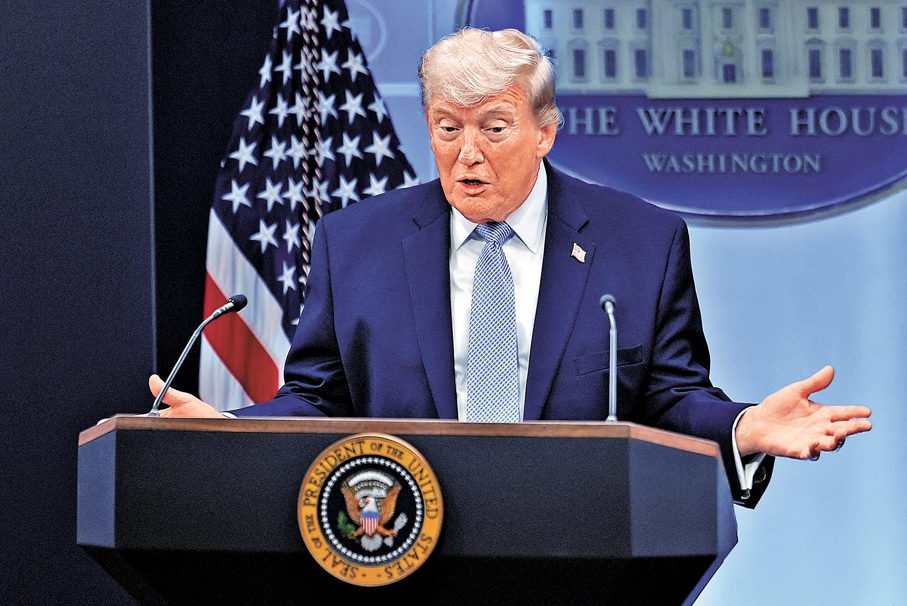 ●特朗普覬覦霍爾木茲海峽的通行費用。 美聯社