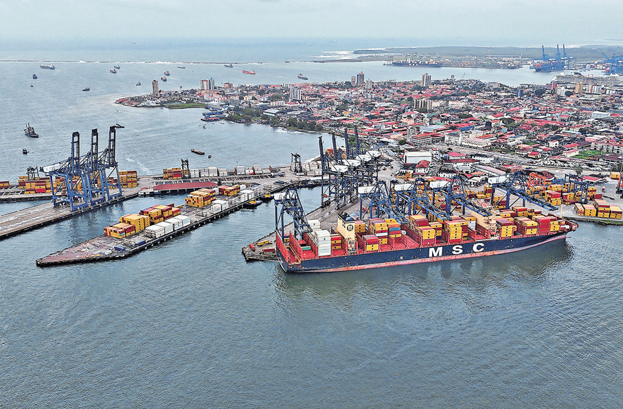 ●巴拿馬港口公司已就巴拿馬貨櫃碼頭被接管後續事件，正式對馬士基啟動仲裁程序。 資料圖片