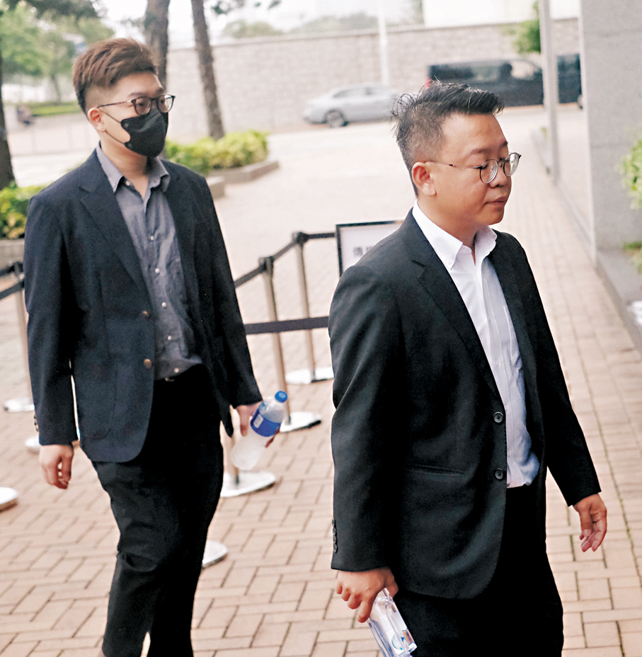 ●左起：唐慶麟、鍾傑文  香港文匯報記者涂穴  攝