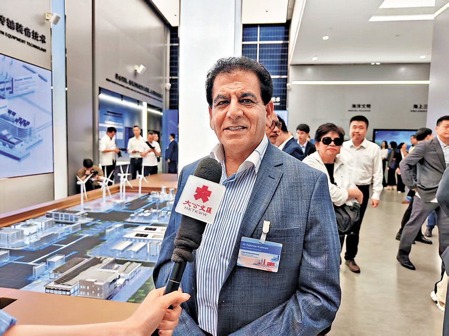 ●香港印度商會主席 Mr. Rajkumar N. Sabnani 香港文匯報記者帥誠  攝