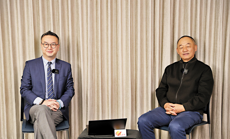 ●HashKey集團董事長兼首席執行官肖風接受《經湋論》主持陳湋銘訪問。