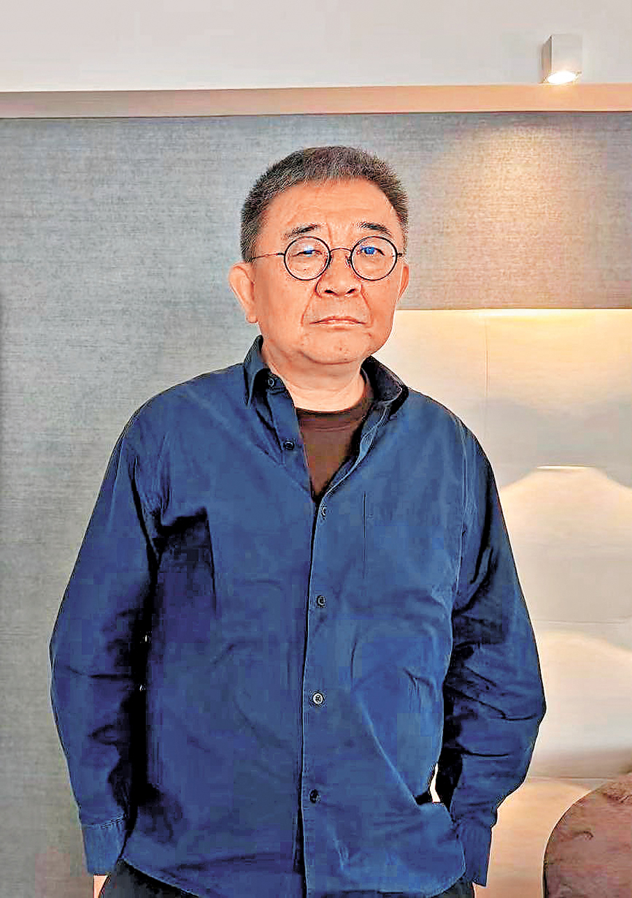 ●《春樹》和《羅目的黃昏》導演張律。記者丁寧  攝