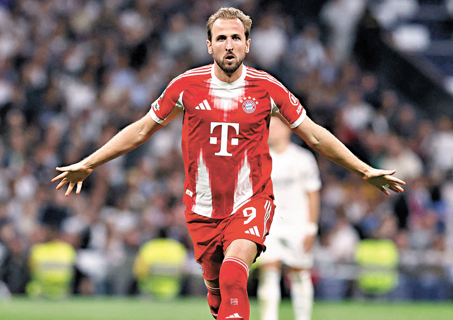 ●拜仁慕尼黑中鋒哈利卡尼