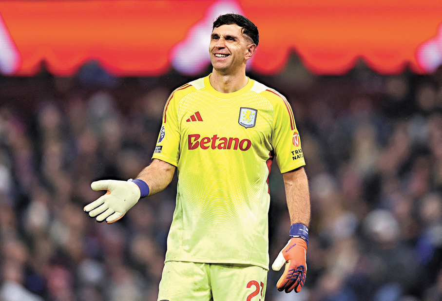 ●維拉守門神馬天尼斯星味十足。 資料圖片