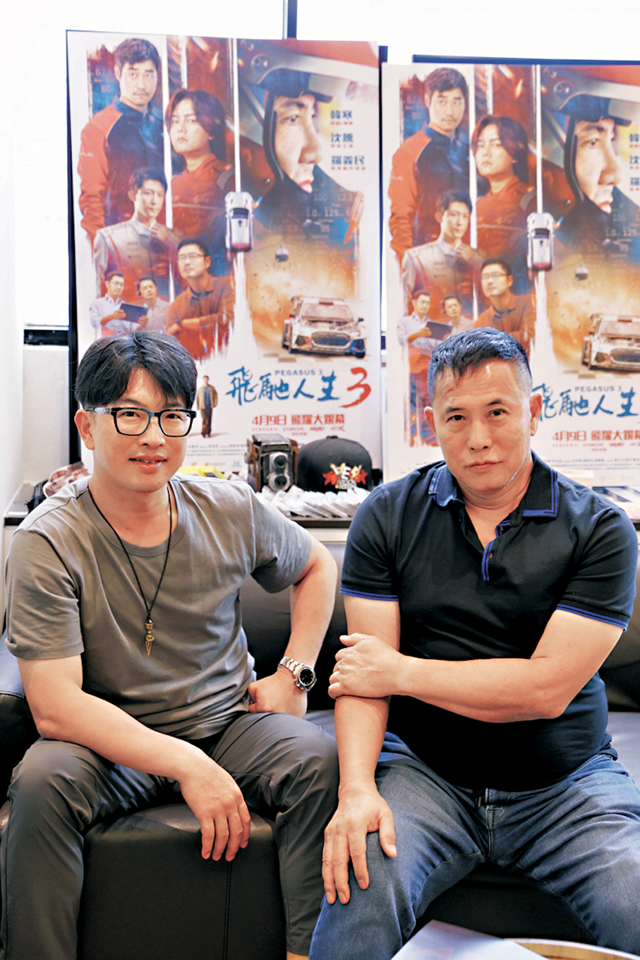 ●羅禮賢與羅義民父子攜手為《飛馳》系列注入精湛技術。 香港文匯報記者孫嘉蔚  攝