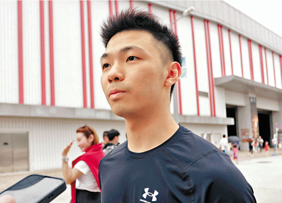 ●盧先生。香港文匯報記者北山彥  攝