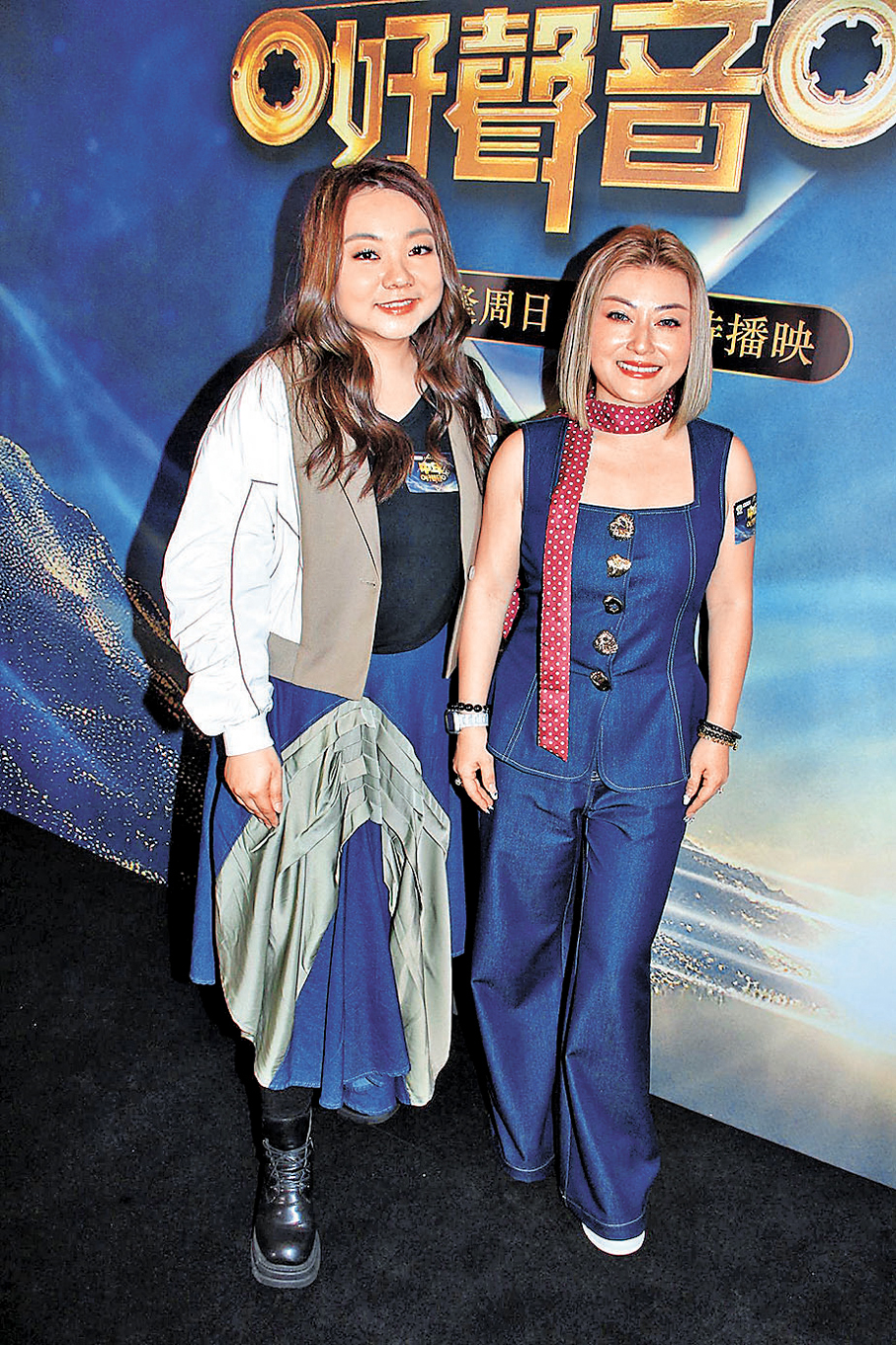 ●李佳（右）和黃博讚師弟妹各有特色。   香港文匯報記者達里 攝