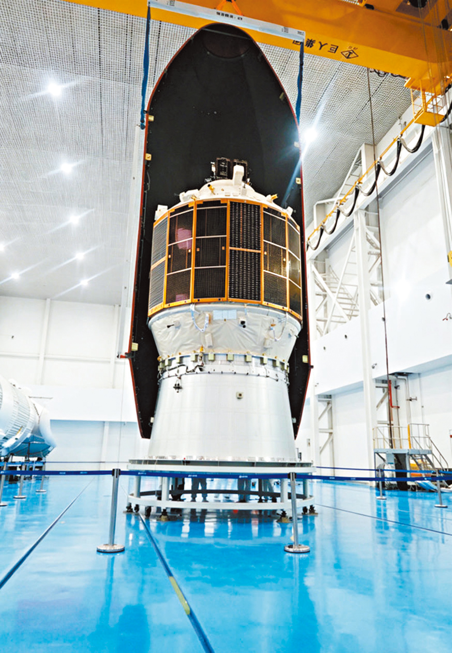 ●輕舟試驗飛船。 香港文匯報北京傳真