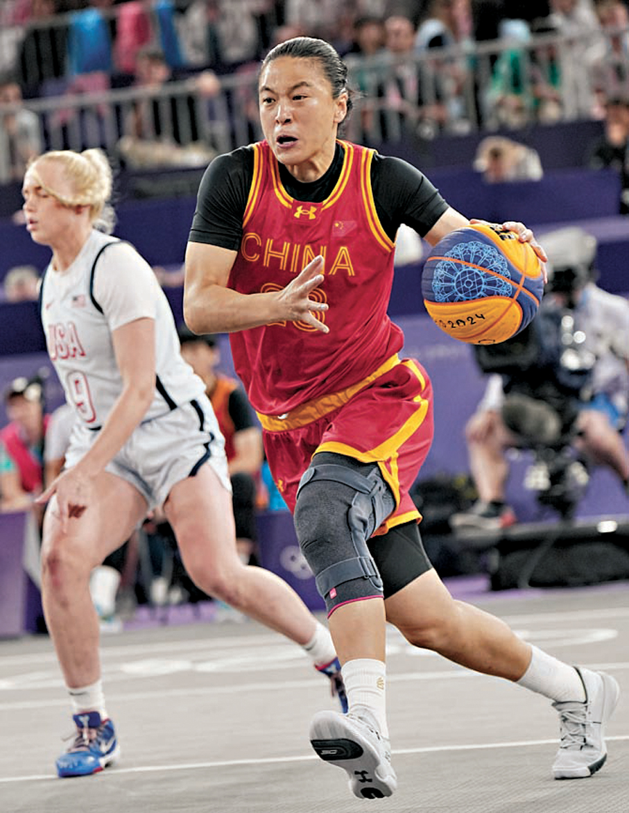 ●中國女籃名將王麗麗出戰亞沙會三人籃球賽。   資料圖片
