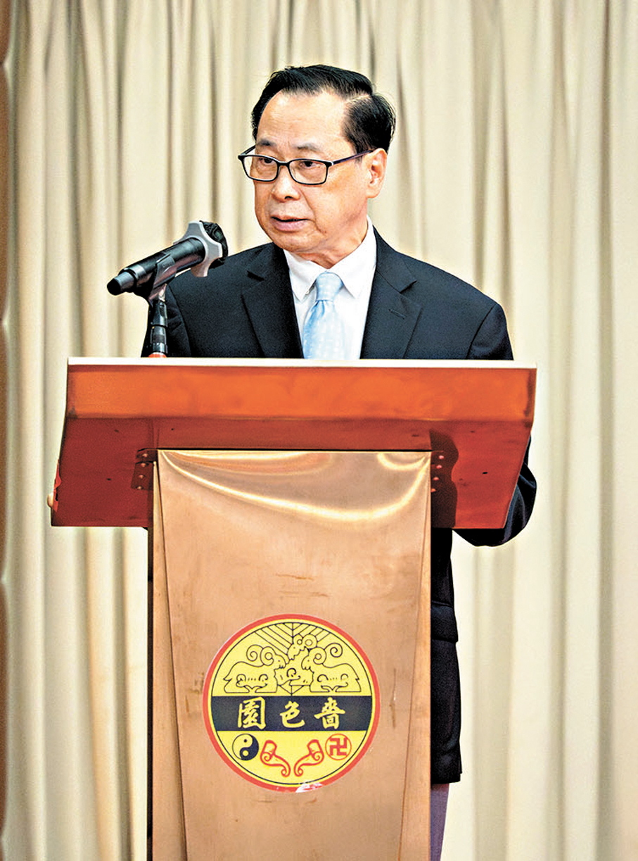●黎澤森致辭。  主辦方供圖