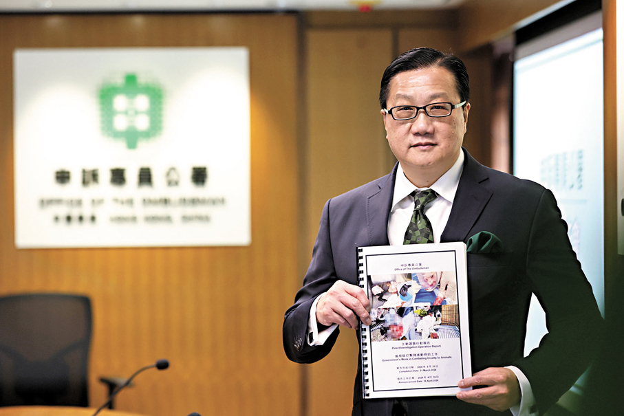 ●申訴專員陳積志。香港文匯報記者萬霜靈  攝